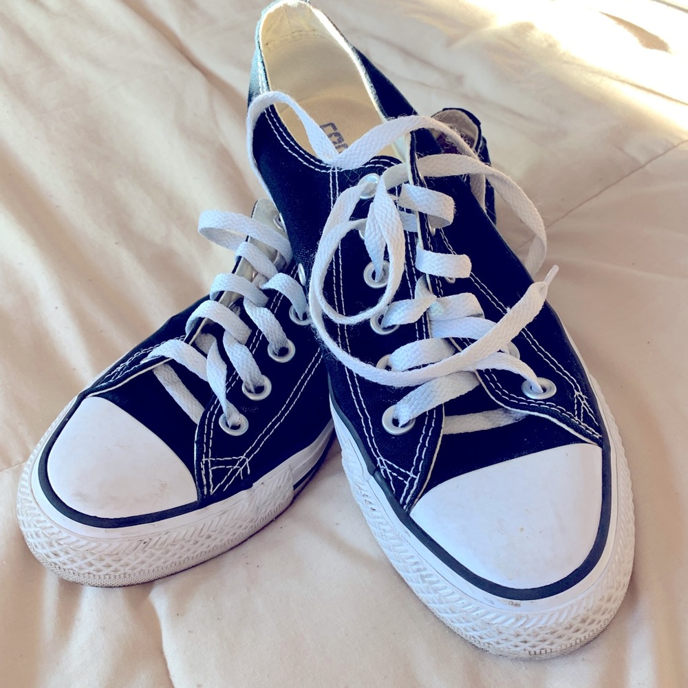 Black Converse Low Tops